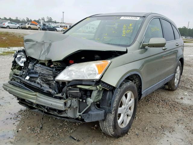 JHLRE48769C012623 - 2009 HONDA CR-V EXL GREEN photo 2