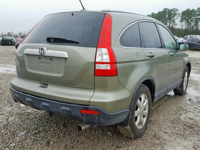 JHLRE48769C012623 - 2009 HONDA CR-V EXL GREEN photo 4