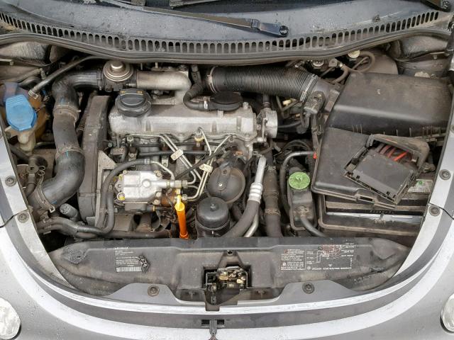 3VWCP21C02M416043 - 2002 VOLKSWAGEN NEW BEETLE Grau Foto 7