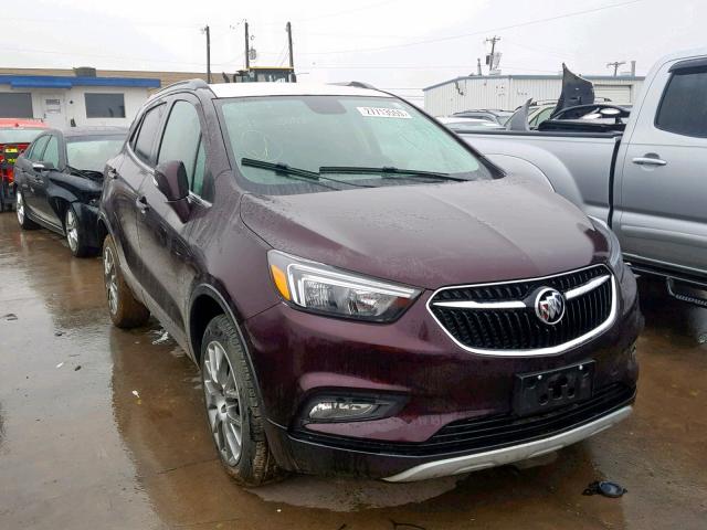 KL4CJ2SM2JB654455 - 2018 BUICK ENCORE SPO PURPLE photo 1