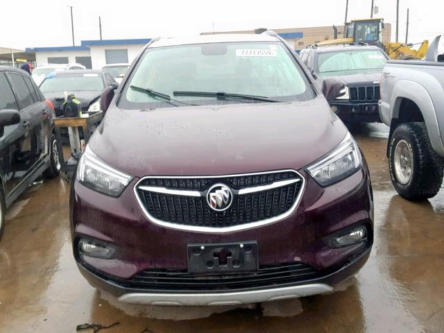 KL4CJ2SM2JB654455 - 2018 BUICK ENCORE SPO PURPLE photo 9