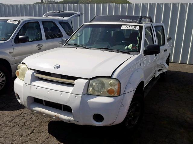 1N6ED29X24C430670 - 2004 NISSAN FRONTIER C WHITE photo 2