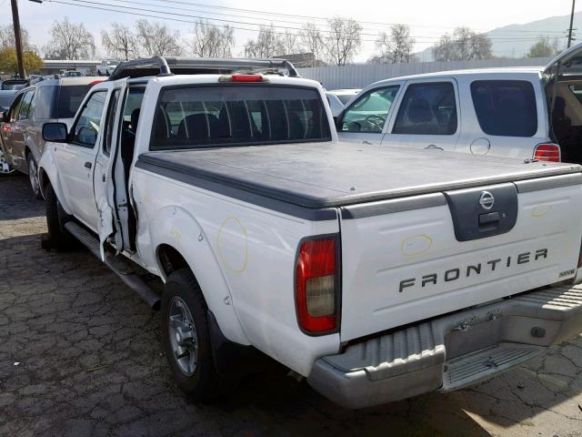 1N6ED29X24C430670 - 2004 NISSAN FRONTIER C WHITE photo 3