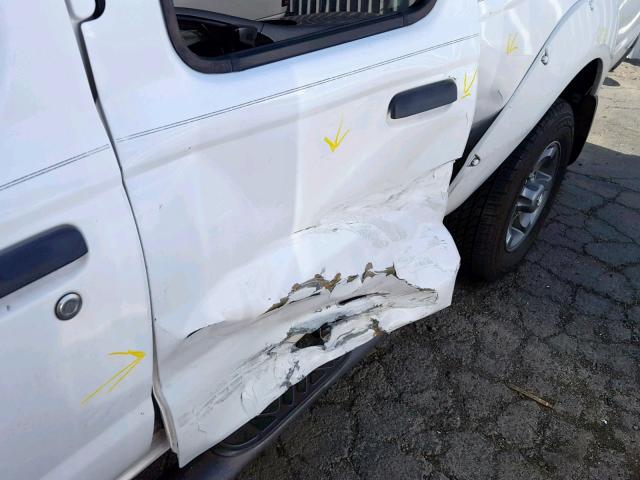 1N6ED29X24C430670 - 2004 NISSAN FRONTIER C WHITE photo 9