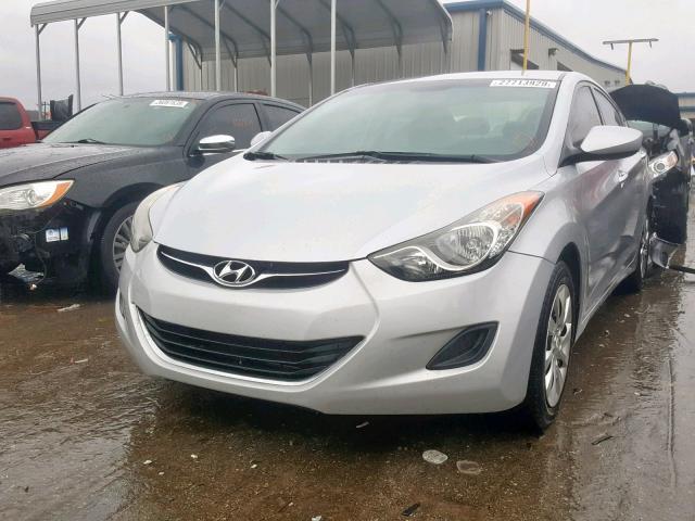 5NPDH4AE9BH009846 - 2011 HYUNDAI ELANTRA GL SILVER photo 2