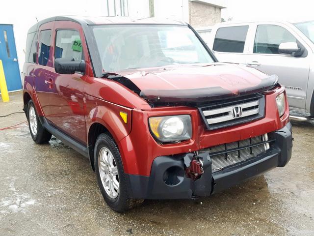 5J6YH18758L002379 - 2008 HONDA ELEMENT EX BURGUNDY photo 1