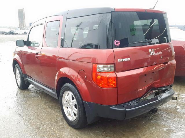 5J6YH18758L002379 - 2008 HONDA ELEMENT EX BURGUNDY photo 3