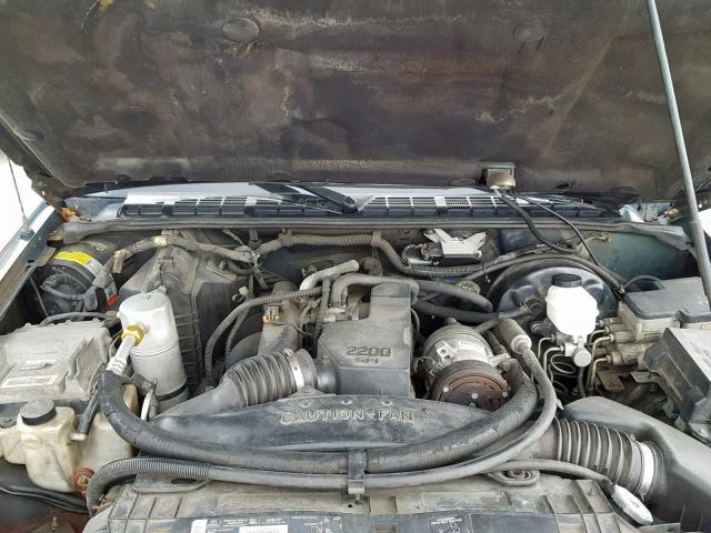 1GCCS144XWK164606 - 1998 CHEVROLET S TRUCK S1 GREEN photo 7