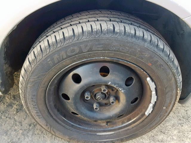 KL1TD66667B722692 - 2007 CHEVROLET AVEO BASE ვერცხლისფერი ფოტო 9