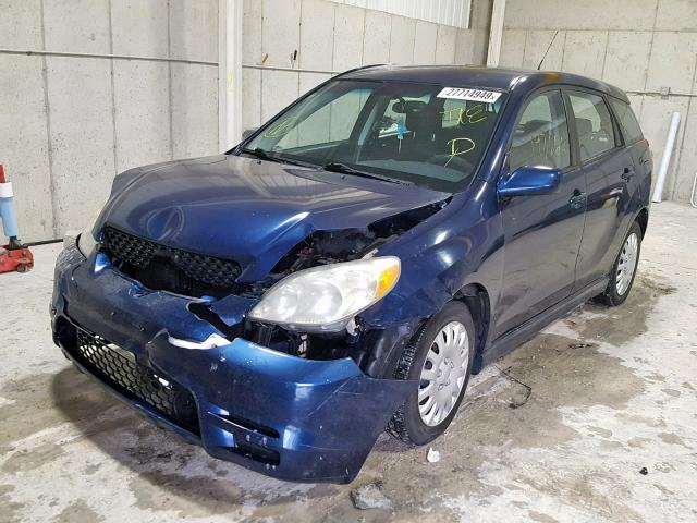 2T1KR32E54C207925 - 2004 TOYOTA MATRIX BLUE photo 2