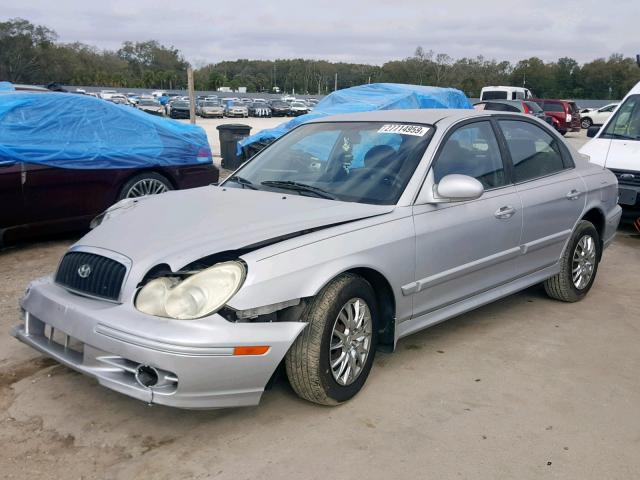 KMHWF25H63A853547 - 2003 HYUNDAI SONATA GL SILVER photo 2