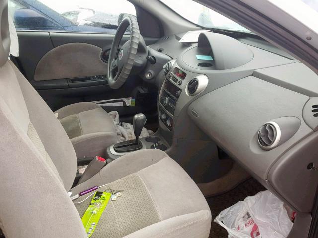 1G8AL55F77Z138897 - 2007 SATURN ION LEVEL SILVER photo 5