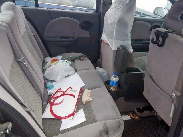 1G8AL55F77Z138897 - 2007 SATURN ION LEVEL SILVER photo 6