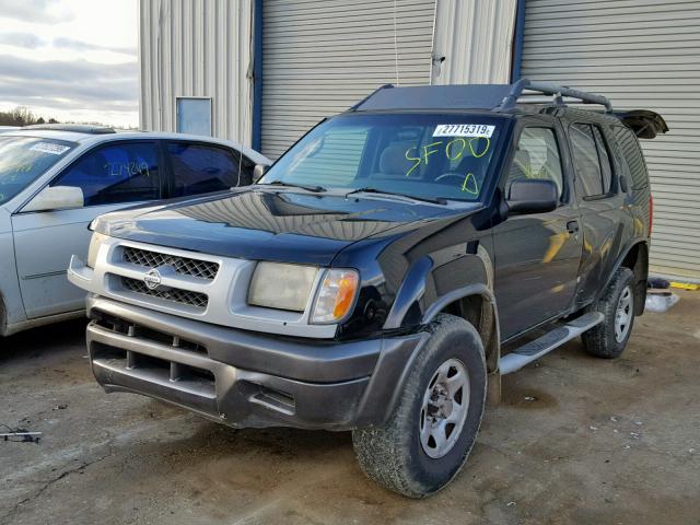 5N1ED28Y9YC609898 - 2000 NISSAN XTERRA XE BLACK photo 2