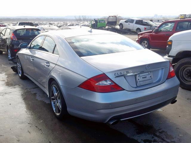 WDDDJ72X07A107447 - 2007 MERCEDES-BENZ CLS 550 SILVER photo 3