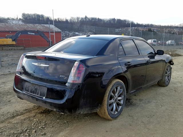 2C3CCAGG9EH283762 - 2014 CHRYSLER 300 S BLACK photo 4