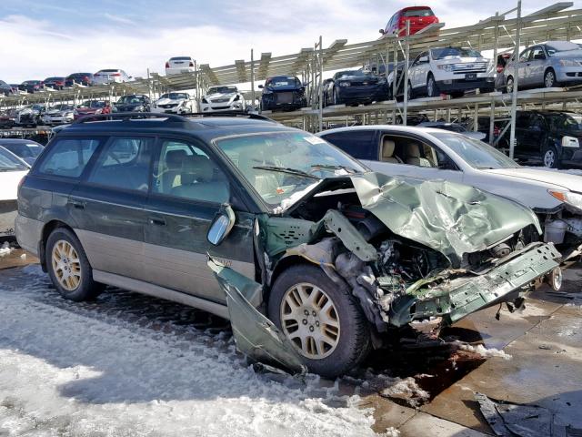 4S3BH806017669589 - 2001 SUBARU LEGACY OUT GREEN photo 1