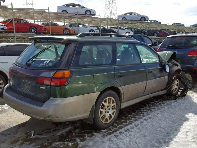 4S3BH806017669589 - 2001 SUBARU LEGACY OUT GREEN photo 4