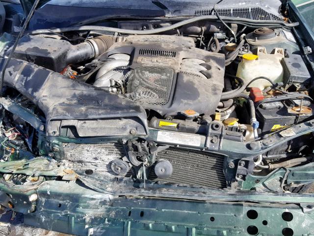 4S3BH806017669589 - 2001 SUBARU LEGACY OUT GREEN photo 7