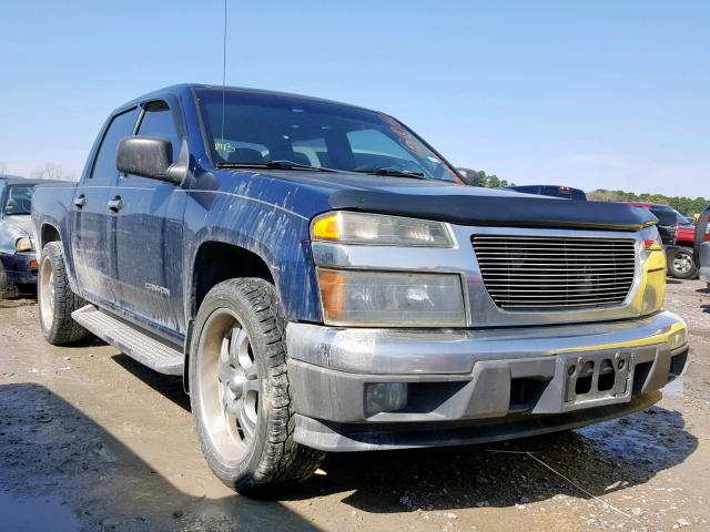 1GTCS136648115318 - 2004 GMC CANYON BLUE photo 1