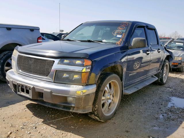 1GTCS136648115318 - 2004 GMC CANYON BLUE photo 2