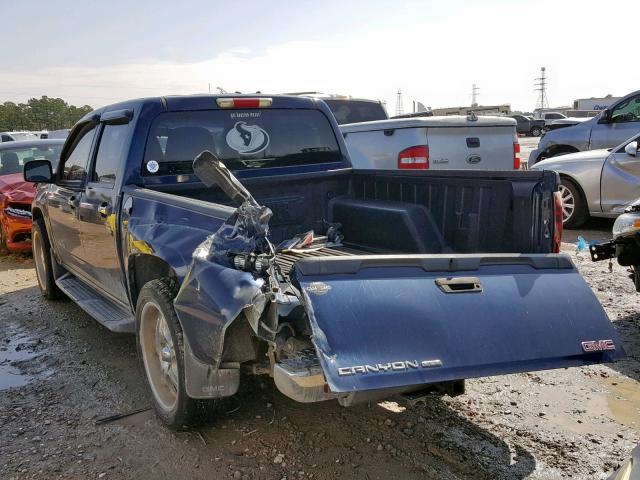 1GTCS136648115318 - 2004 GMC CANYON BLUE photo 3