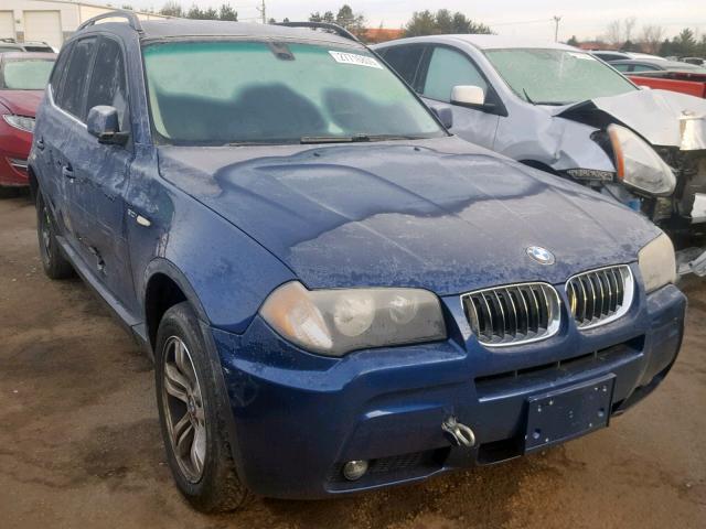 WBXPA93436WD34095 - 2006 BMW X3 3.0I BLUE photo 1