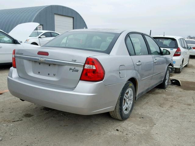 1G1ZS51F16F295173 - 2006 CHEVROLET MALIBU LS SILVER photo 4