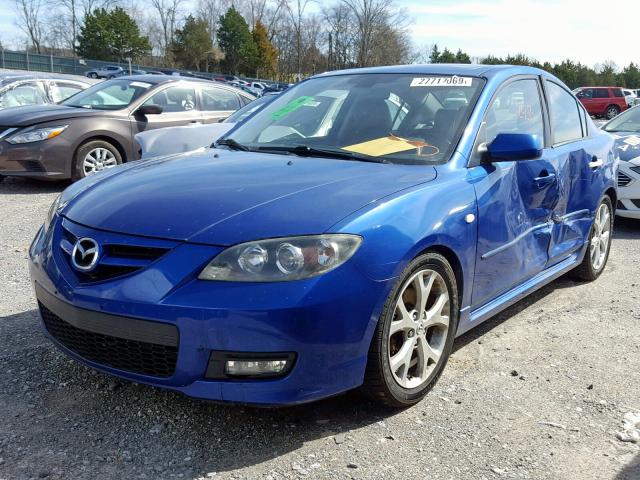 JM1BK323X71654889 - 2007 MAZDA 3 S BLUE photo 2