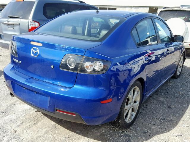 JM1BK323X71654889 - 2007 MAZDA 3 S BLUE photo 4