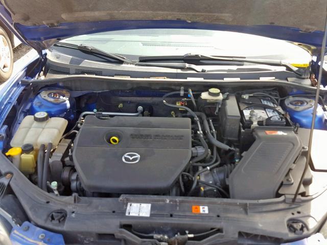 JM1BK323X71654889 - 2007 MAZDA 3 S BLUE photo 7