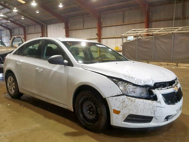 1G1PC5SH6C7166694 - 2012 CHEVROLET CRUZE LS WHITE photo 1