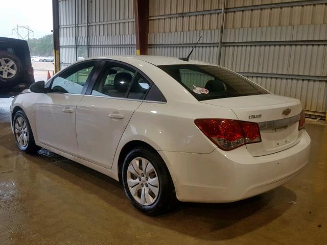 1G1PC5SH6C7166694 - 2012 CHEVROLET CRUZE LS WHITE photo 3