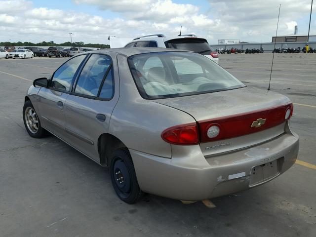 1G1JF52F347177293 - 2004 CHEVROLET CAVALIER L TAN photo 3