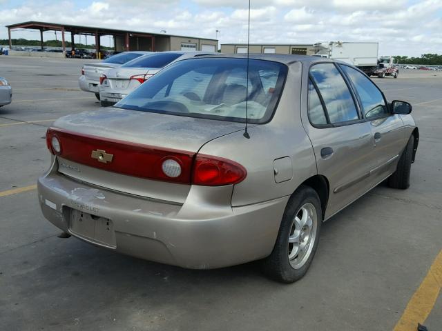 1G1JF52F347177293 - 2004 CHEVROLET CAVALIER L TAN photo 4