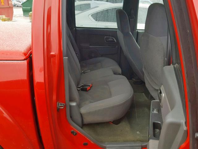 1GCDS136448222663 - 2004 CHEVROLET COLORADO RED photo 6