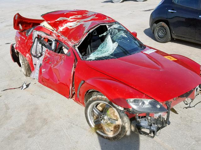 JM1FE173750158876 - 2005 MAZDA RX8 RED photo 9