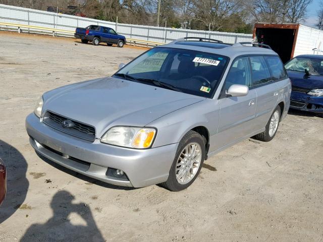 4S3BH635437307744 - 2003 SUBARU LEGACY L SILVER photo 2