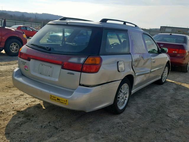 4S3BH635437307744 - 2003 SUBARU LEGACY L SILVER photo 4