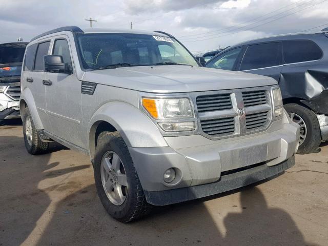 1D8GU28K18W124468 - 2008 DODGE NITRO SXT SILVER photo 1