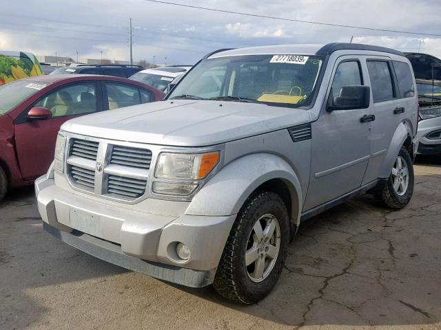 1D8GU28K18W124468 - 2008 DODGE NITRO SXT SILVER photo 2