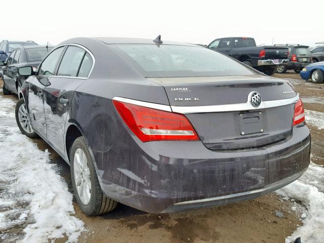 1G4GB5GR5EF210670 - 2014 BUICK LACROSSE PURPLE photo 3