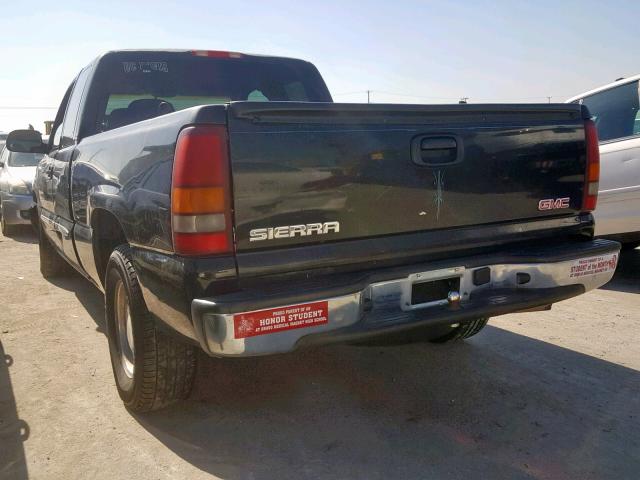 2GTEC19T131278236 - 2003 GMC NEW SIERRA BLACK photo 3