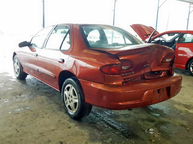 1G1JF524917298453 - 2001 CHEVROLET CAVALIER L ORANGE photo 3