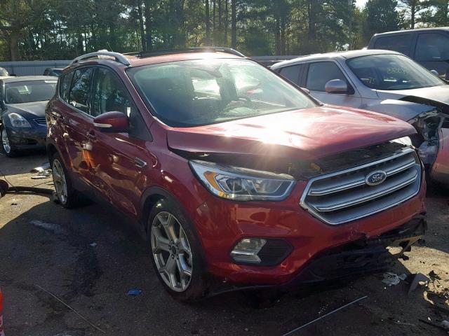 1FMCU0JD4HUC31776 - 2017 FORD ESCAPE TIT RED photo 1