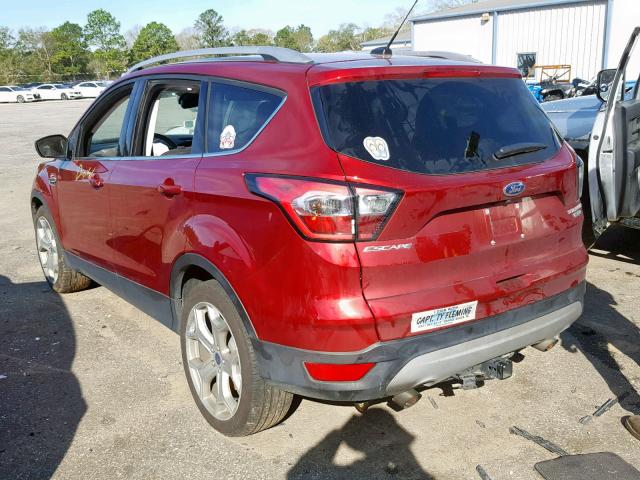 1FMCU0JD4HUC31776 - 2017 FORD ESCAPE TIT RED photo 3