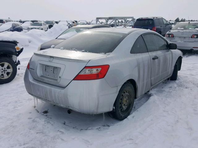 2HGFG1B23AH515941 - 2010 HONDA CIVIC DX SILVER photo 4