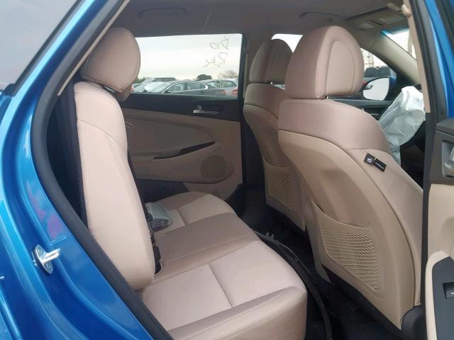 KM8J33A48JU808598 - 2018 HYUNDAI TUCSON SEL BLUE photo 6