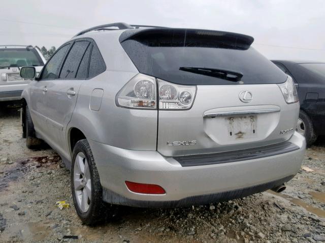 2T2GK31U87C022836 - 2007 LEXUS RX350 SILVER photo 3