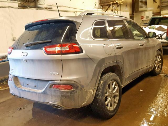 1C4PJMCS5HW530103 - 2017 JEEP CHEROKEE L SILVER photo 4